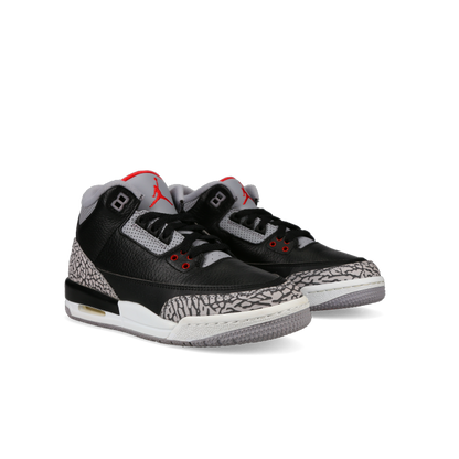 Jordan 3 Retro OG 'Black Cement' 2018 (GS) - Front View