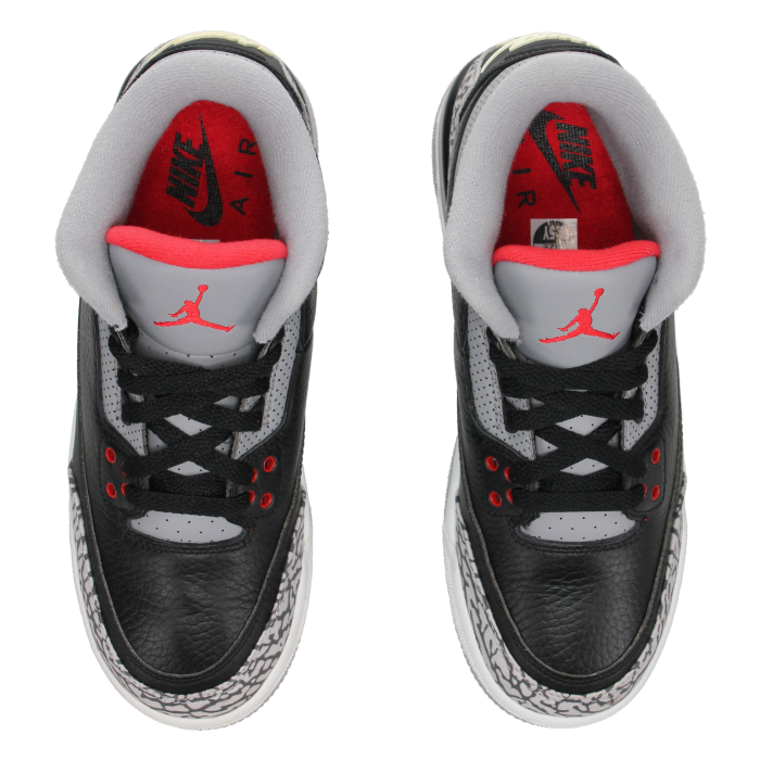 Jordan 3 Retro OG 'Black Cement' 2018 (GS) - Side View