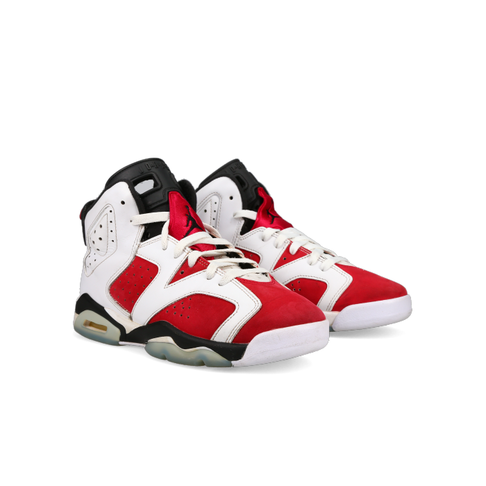 Jordan 6 Retro OG 'Carmine' 2021 (GS) - Front View