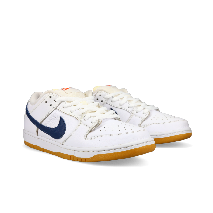 Nike SB Dunk Low Pro ISO 'Orange Label-White Navy' - Front View