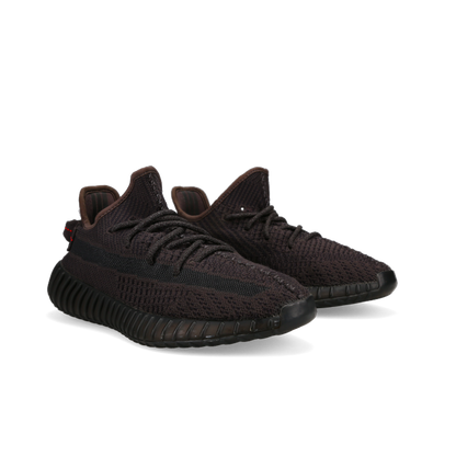 Adidas Yeezy Boost 350 V2 'Black Non-Reflective' - Front View