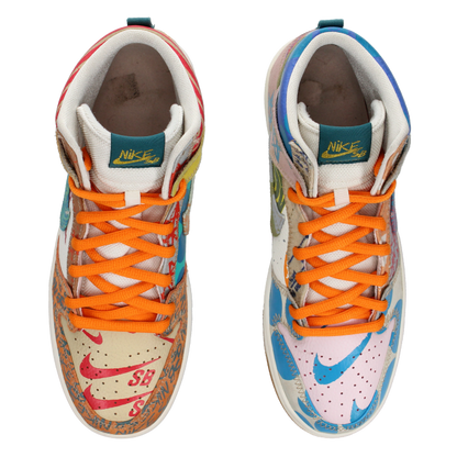 Thomas Campbell X Nike SB Dunk High 'What The' - Side View