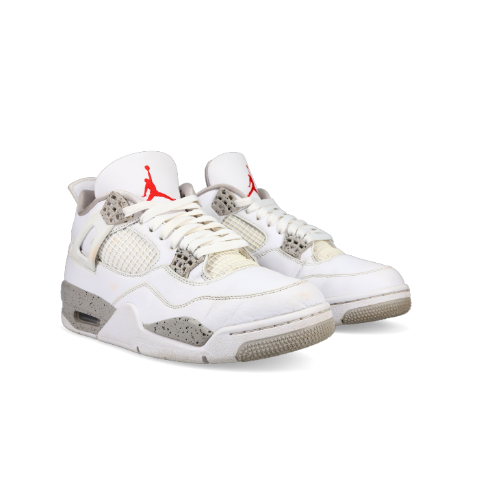 Jordan 4 Retro 'White Oreo' - Front View