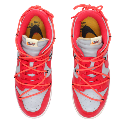 Off-White X Nike Dunk Low 'University Red' - Side View