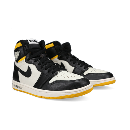 Jordan 1 Retro High OG NRG Not For Resale 'Varsity Maize' - Front View