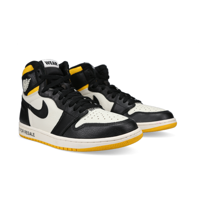 Jordan 1 Retro High OG NRG Not For Resale 'Varsity Maize' - Front View