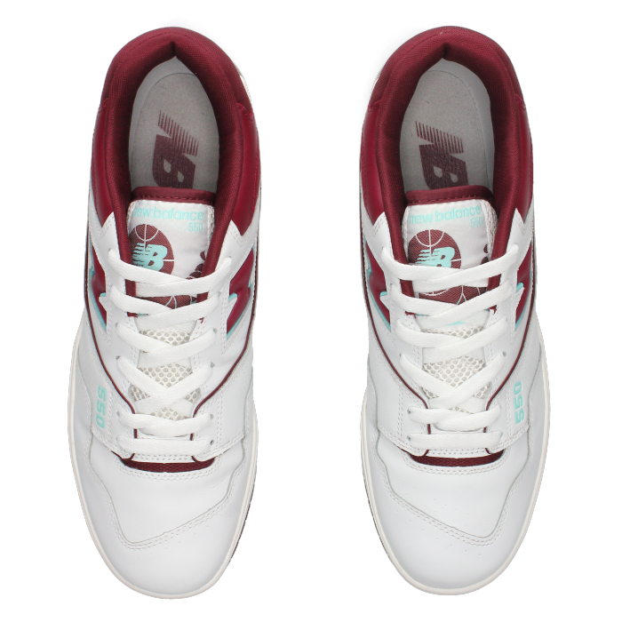 New Balance 550 'Burgundy Turquoise' - Side View