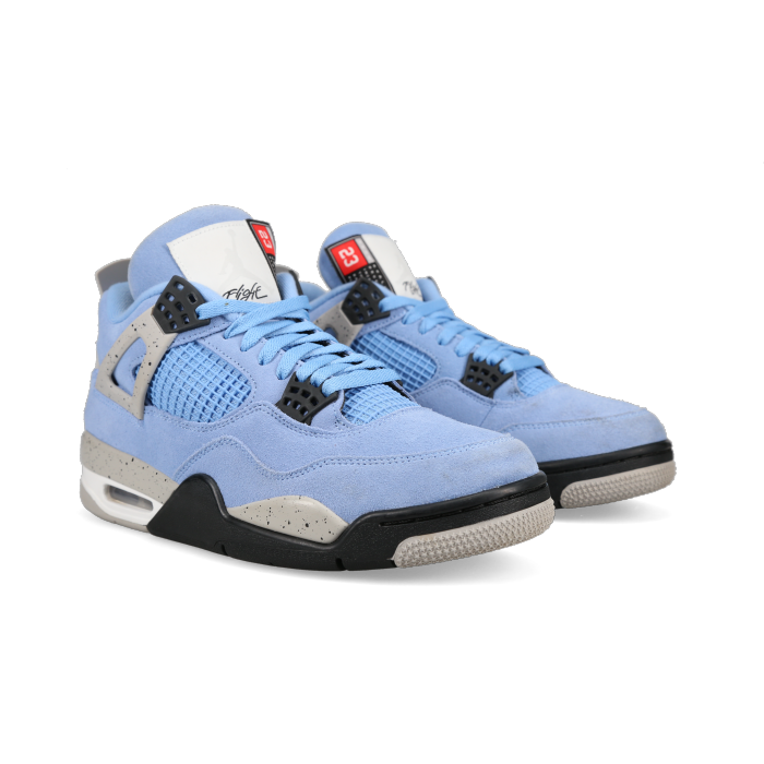 Jordan 4 Retro 'University Blue' - Front View