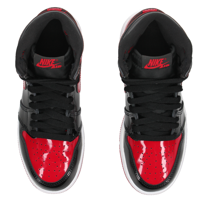 Jordan 1 Retro High OG 'Patent Bred' (GS) - Side View