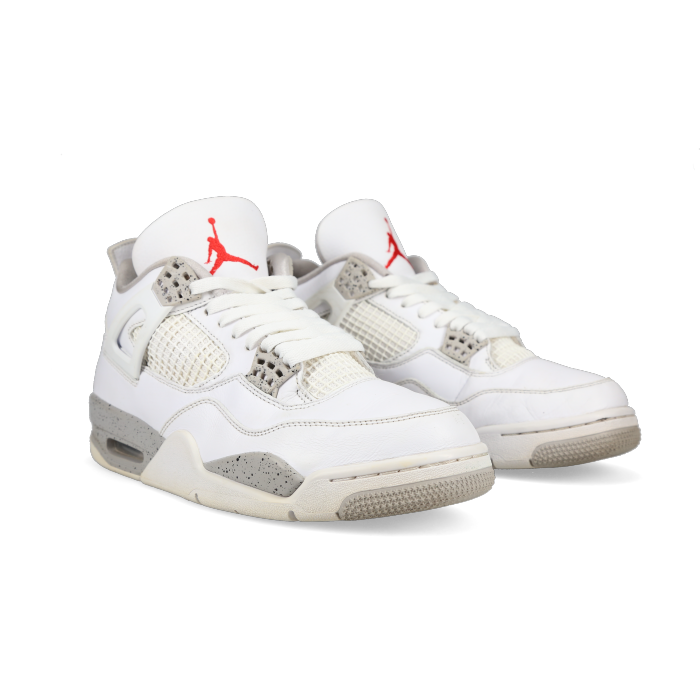 Jordan 4 Retro 'White Oreo' - Front View