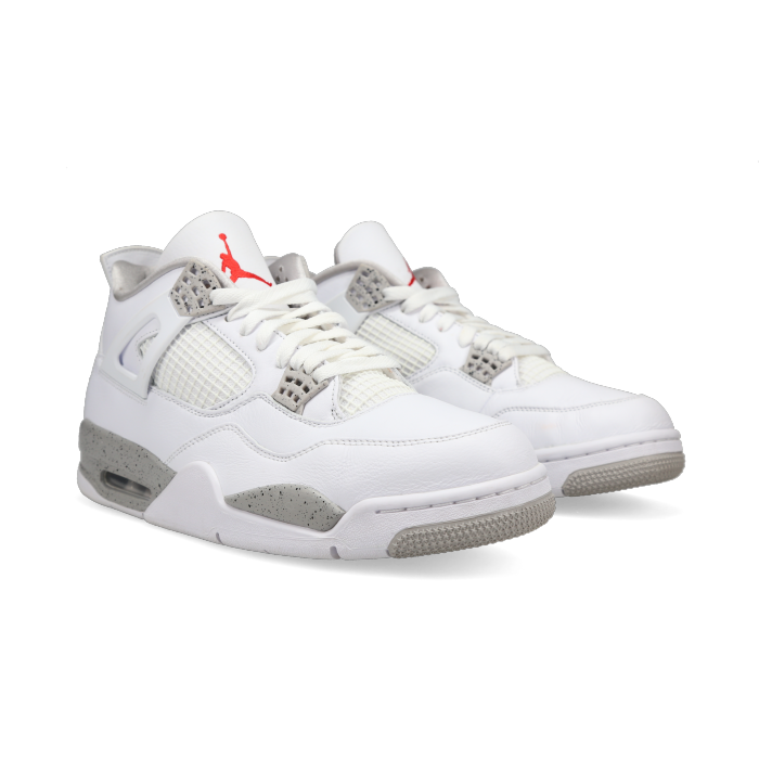 Jordan 4 Retro 'White Oreo' - Front View