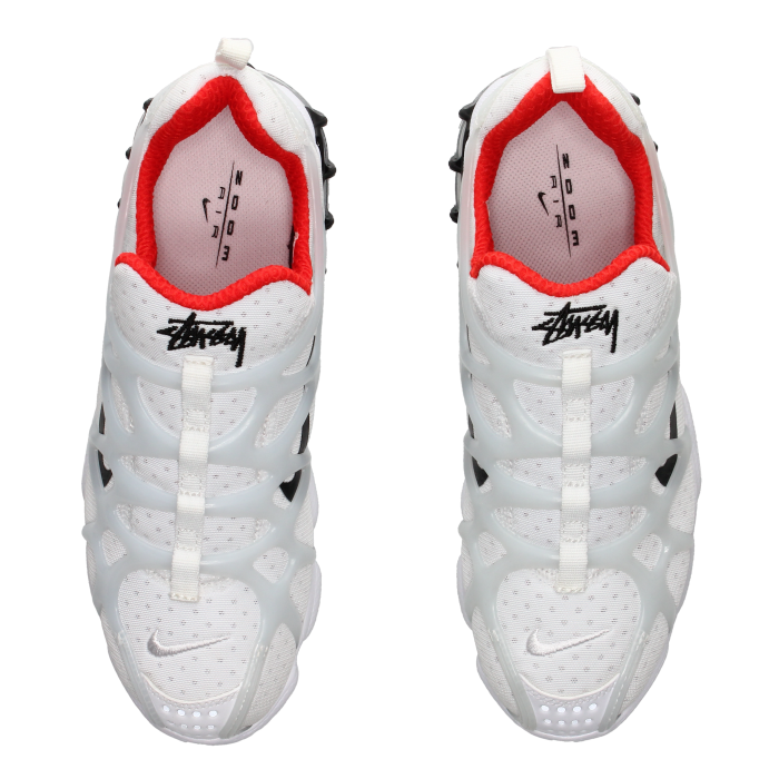 Stussy X Nike Air Zoom Spiridon Kukini 'White' - Side View