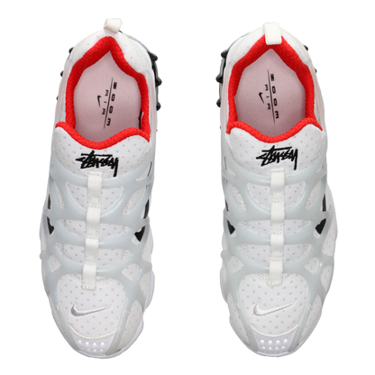 Stussy X Nike Air Zoom Spiridon Kukini 'White' - Side View