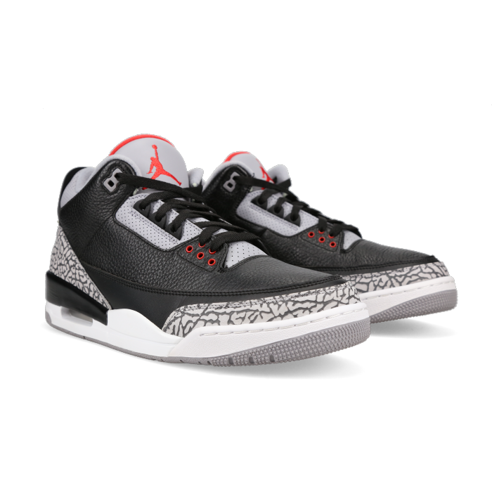 Jordan 3 Retro OG 'Black Cement' 2018 - Front View