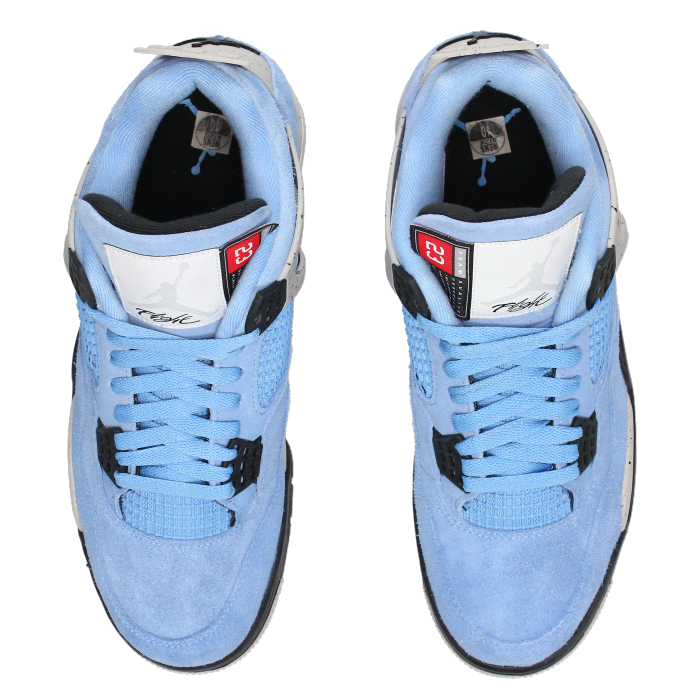 Jordan 4 Retro 'University Blue' - Side View