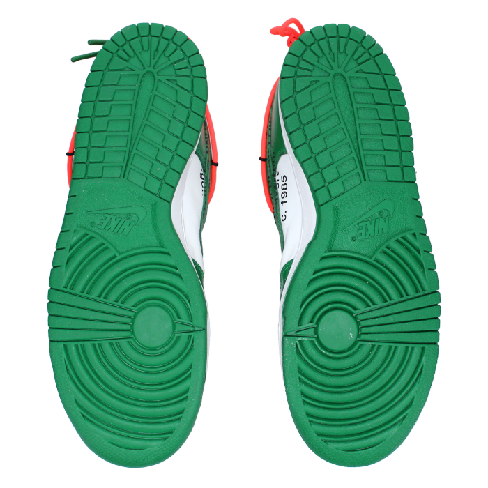 Off-White X Nike Dunk Low 'Pine Green' - Back View