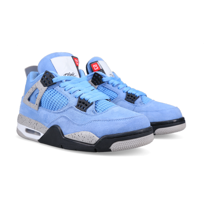 Jordan 4 Retro 'University Blue' - Front View