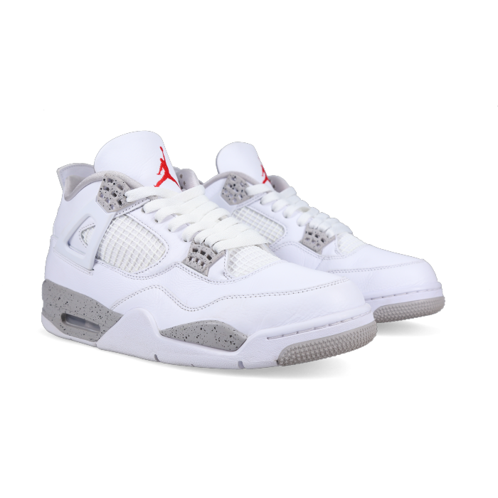 Jordan 4 Retro 'White Oreo' - Front View