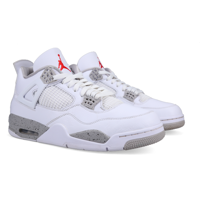 Jordan 4 Retro 'White Oreo' - Front View