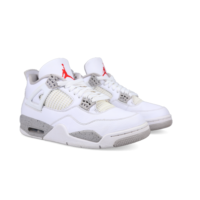 Jordan 4 Retro 'White Oreo' - Front View