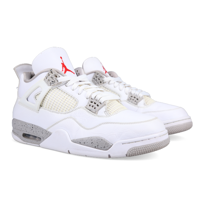 Jordan 4 Retro 'White Oreo' - Front View