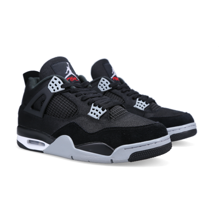 Jordan 4 Retro SE 'Black Canvas' - Front View