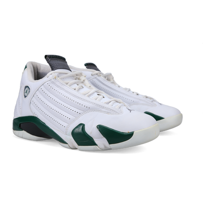 Jordan 14 Retro 'White Forest Green' - Front View