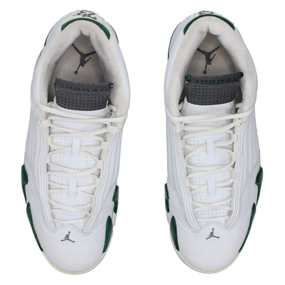 Jordan 14 Retro 'White Forest Green' - Side View