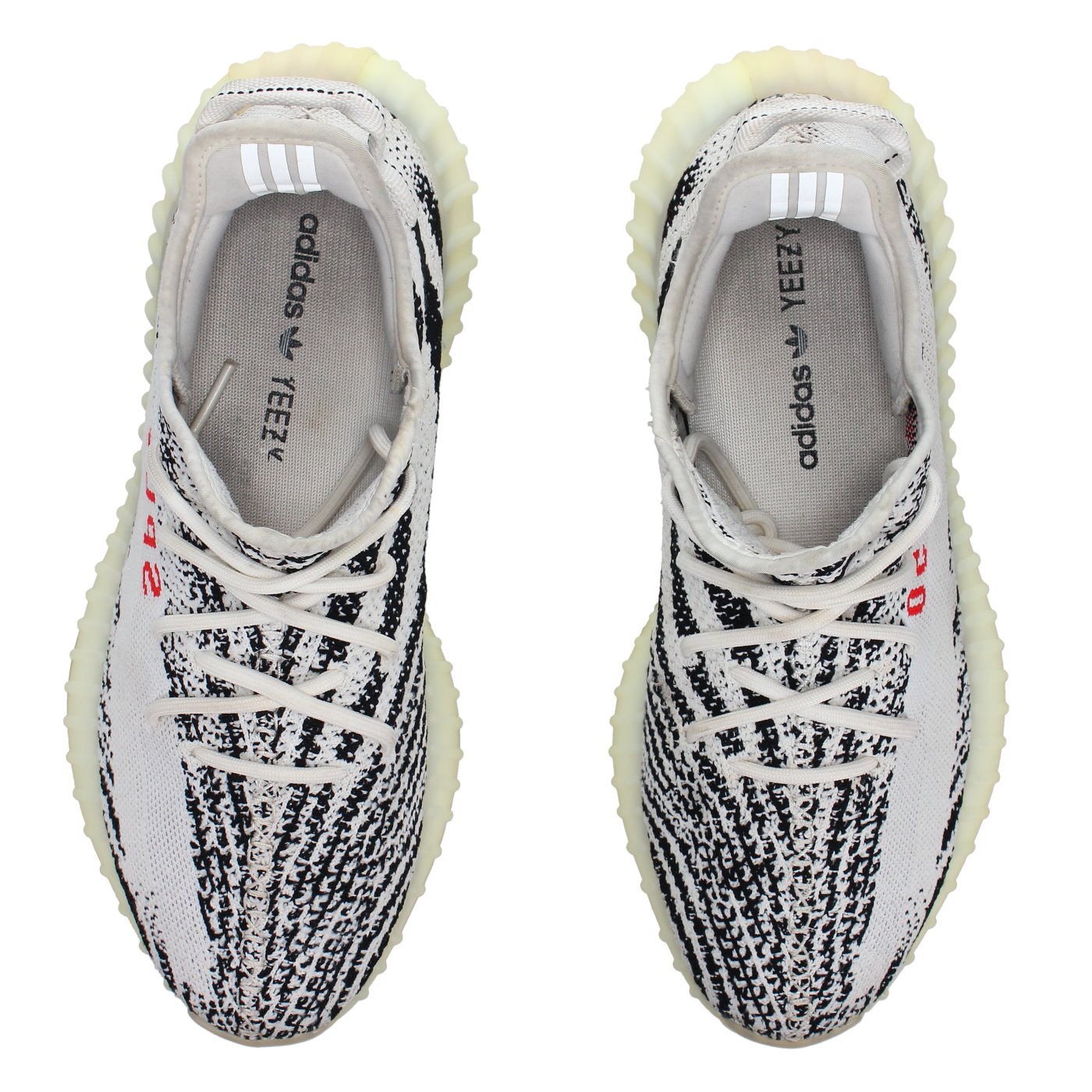 Adidas Yeezy Boost 350 V2 'Zebra' - Side View