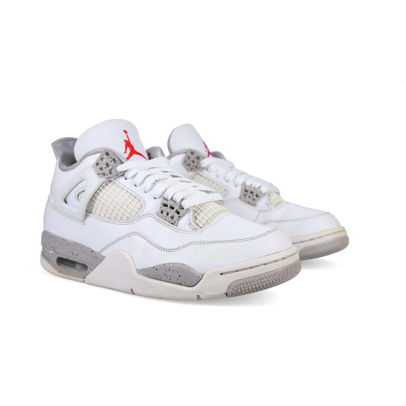 Jordan 4 Retro 'White Oreo' - Front View