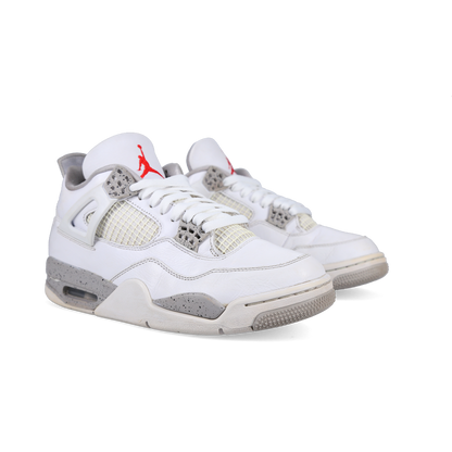 Jordan 4 Retro 'White Oreo' - Front View