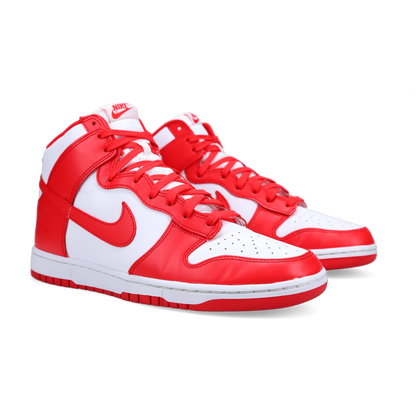 Nike Dunk High 'Championship White Red' - Front View