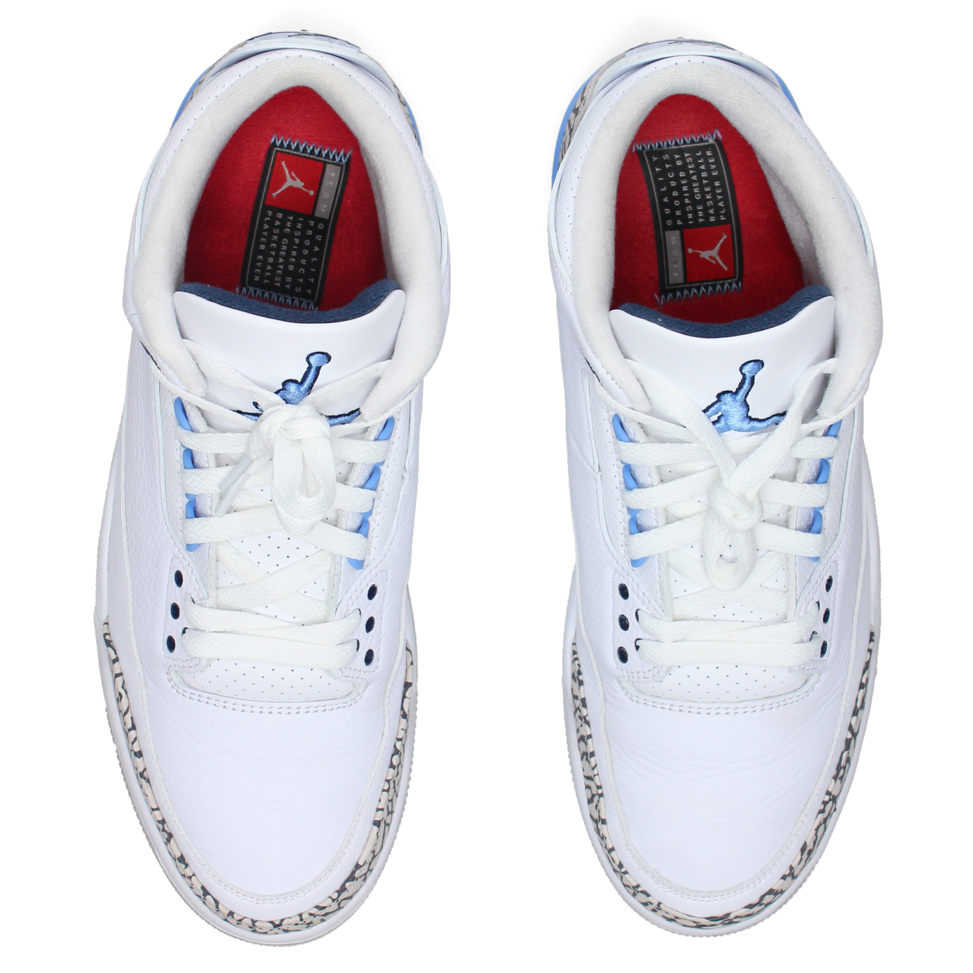 Jordan 3 Retro 'UNC' - Side View