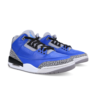 Jordan 3 Retro 'Varsity Blue' - Front View