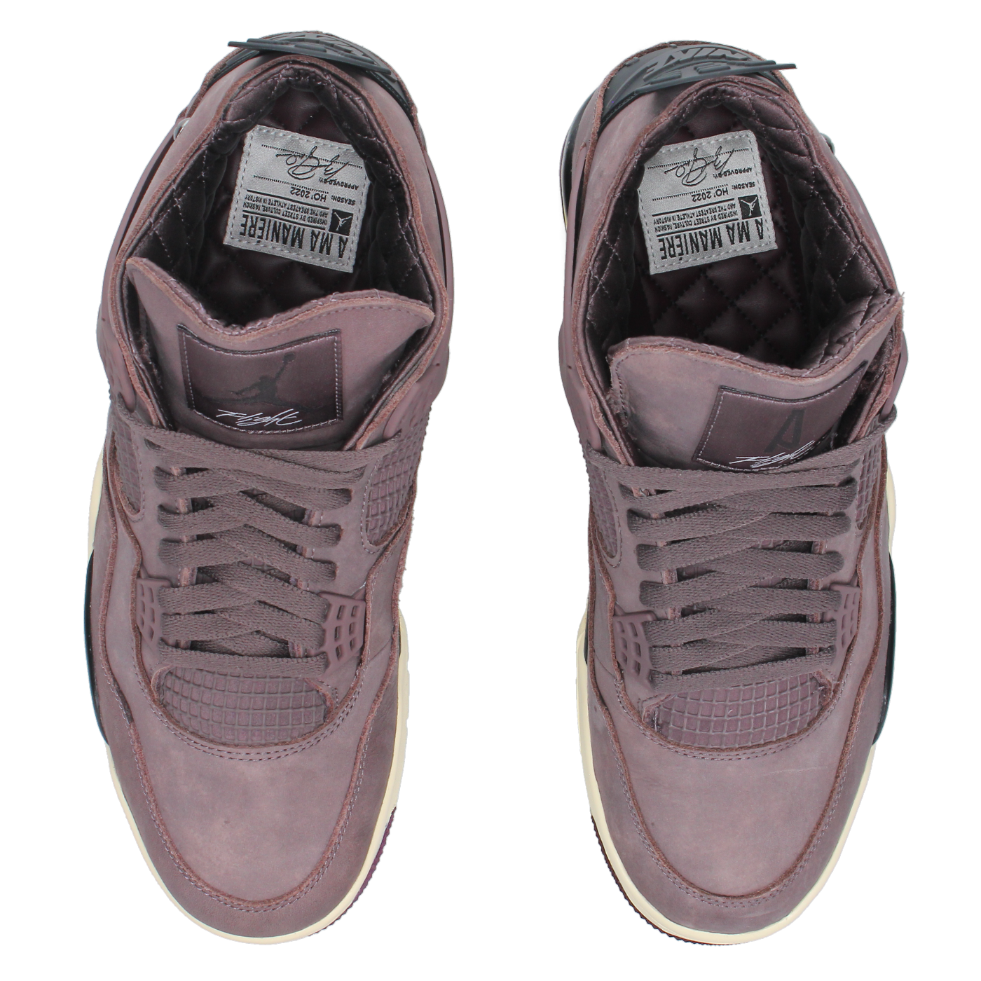 A Ma Maniere X Jordan 4 Retro 'Violet Ore' - Side View