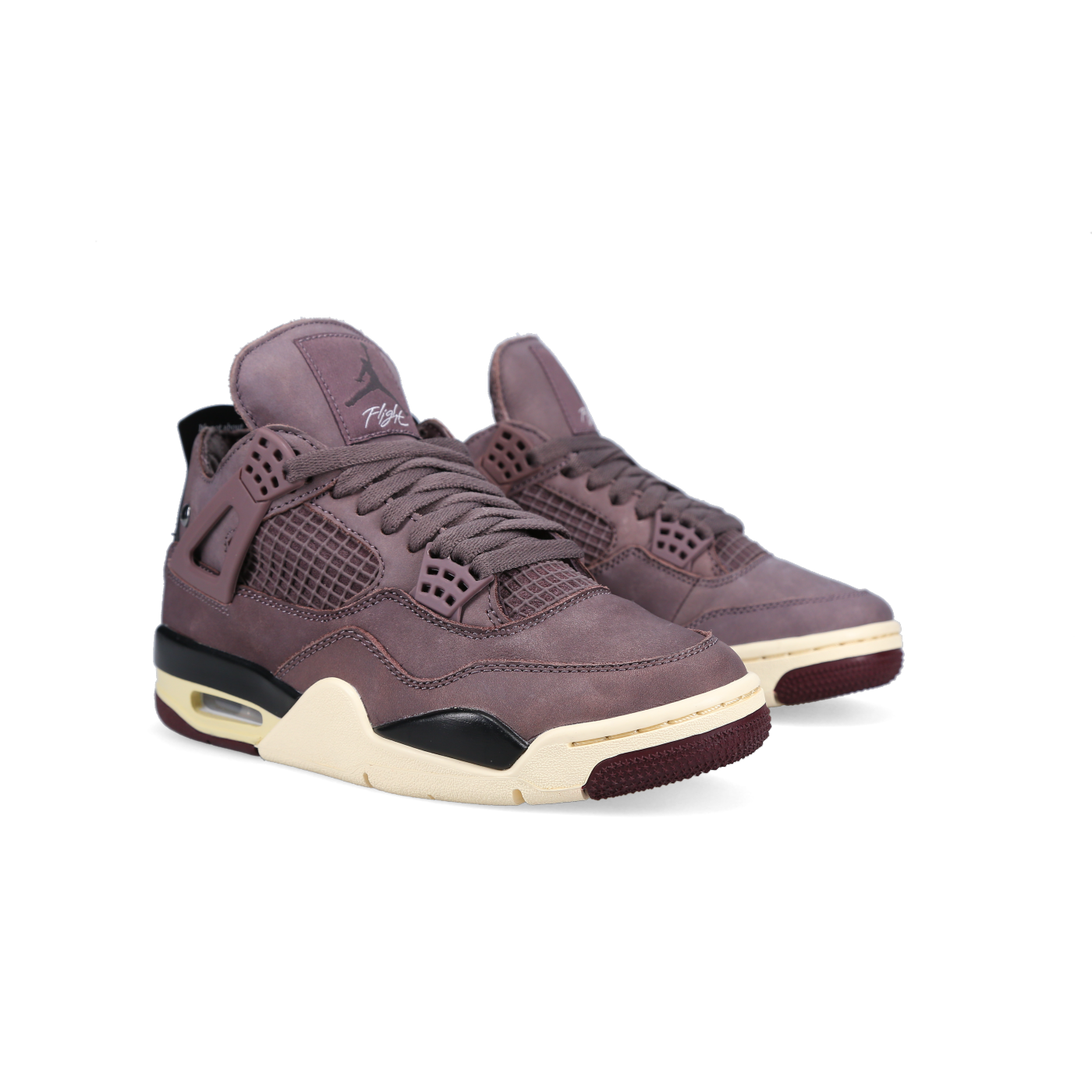 A Ma Maniere X Jordan 4 Retro 'Violet Ore' - Front View