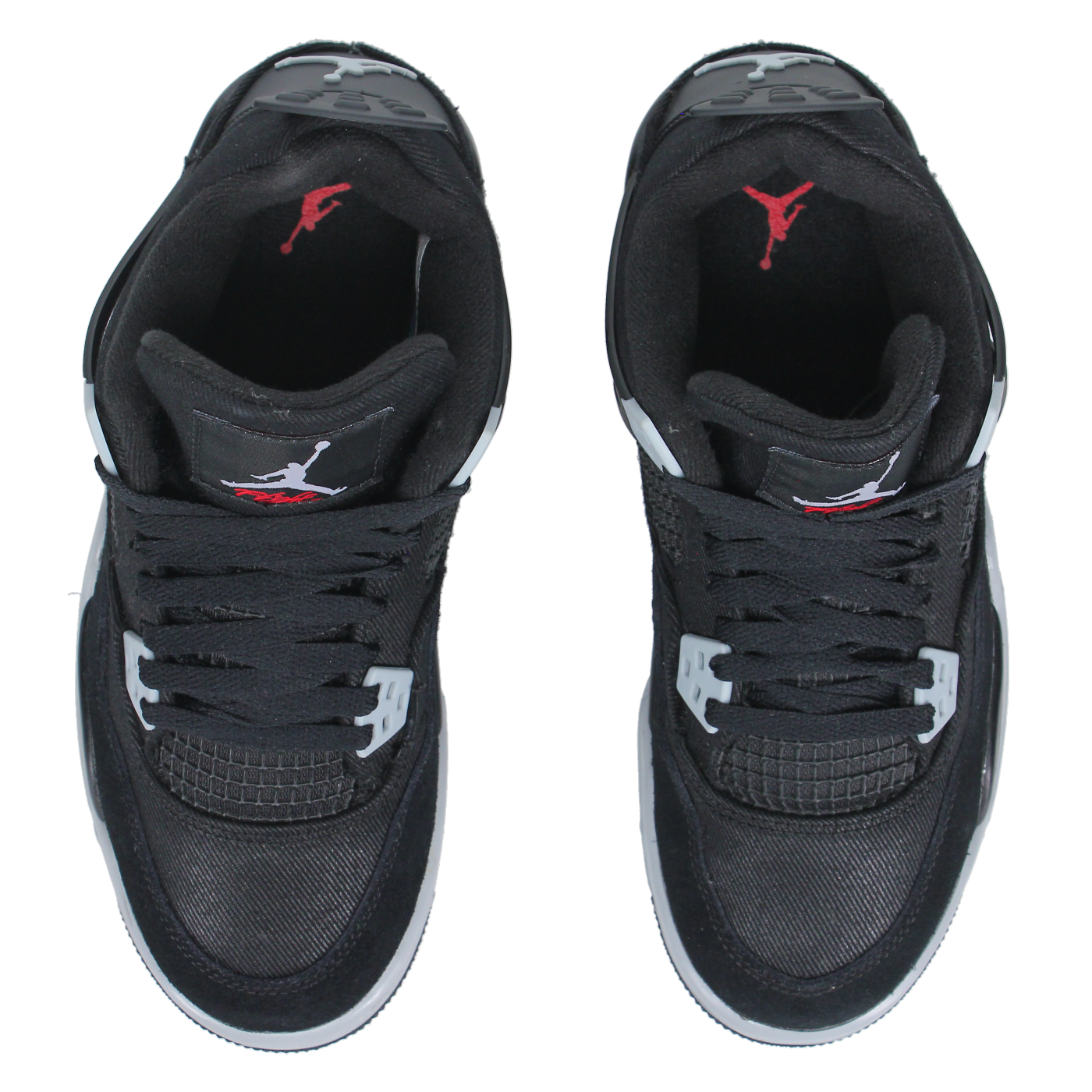 Jordan 4 Retro 'Black Canvas' (GS) - Side View