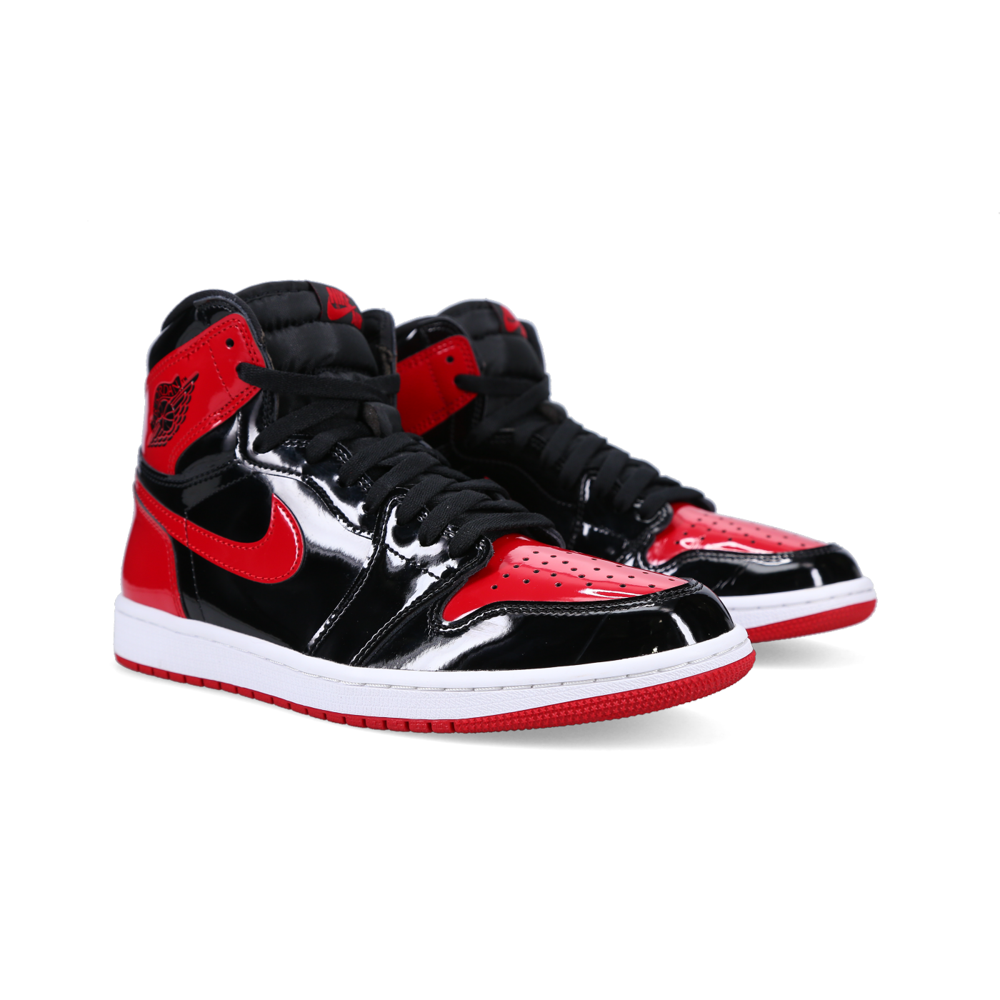 Jordan 1 Retro High OG 'Patent Bred' - Front View