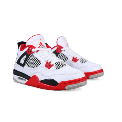 Jordan 4 Retro OG 'Fire Red' 2020 (GS) - Front View