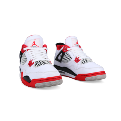 Jordan 4 Retro OG 'Fire Red' 2020 (GS) - Side View