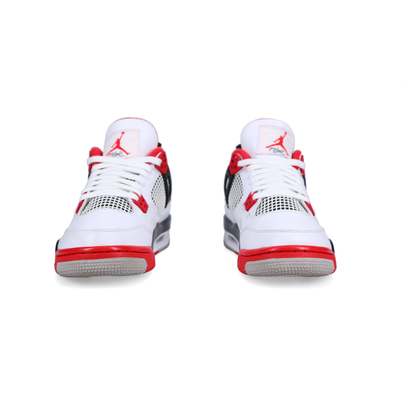 Jordan 4 Retro OG 'Fire Red' 2020 (GS) - Back View