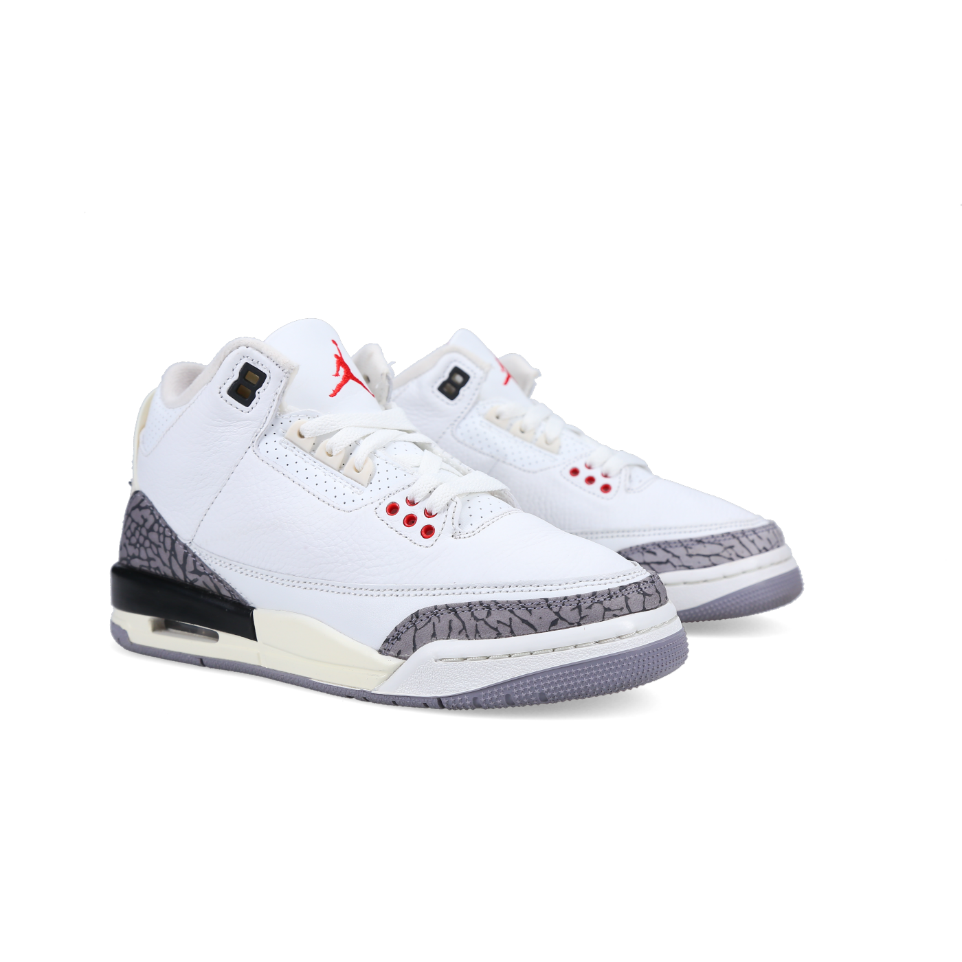 Jordan 3 Retro 'White Cement Reimagined' (GS) - Front View