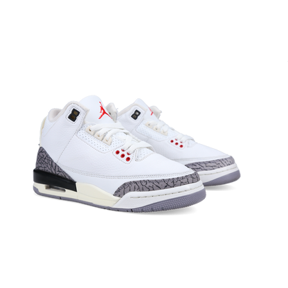 Jordan 3 Retro 'White Cement Reimagined' (GS) - Front View