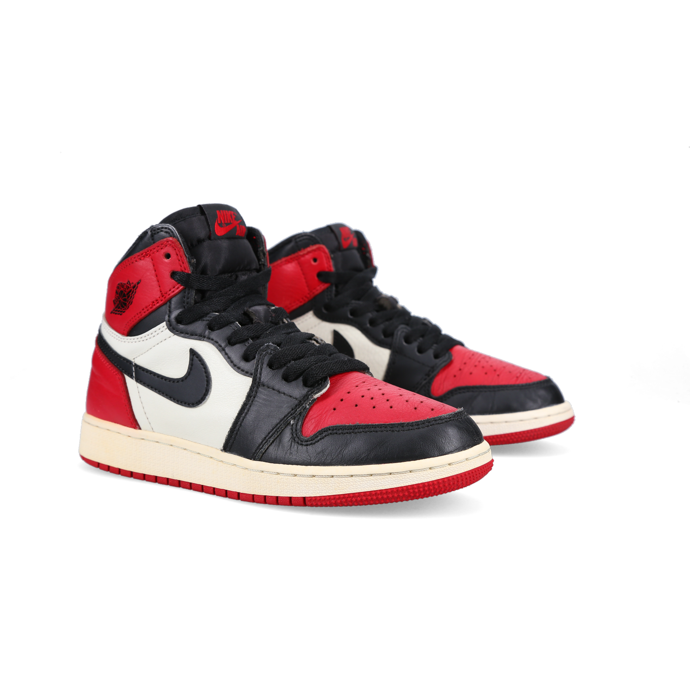 Jordan 1 Retro High OG 'Bred Toe' (GS) - Front View