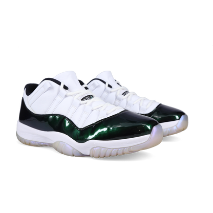 Jordan 11 Retro Low 'Emerald' - Front View