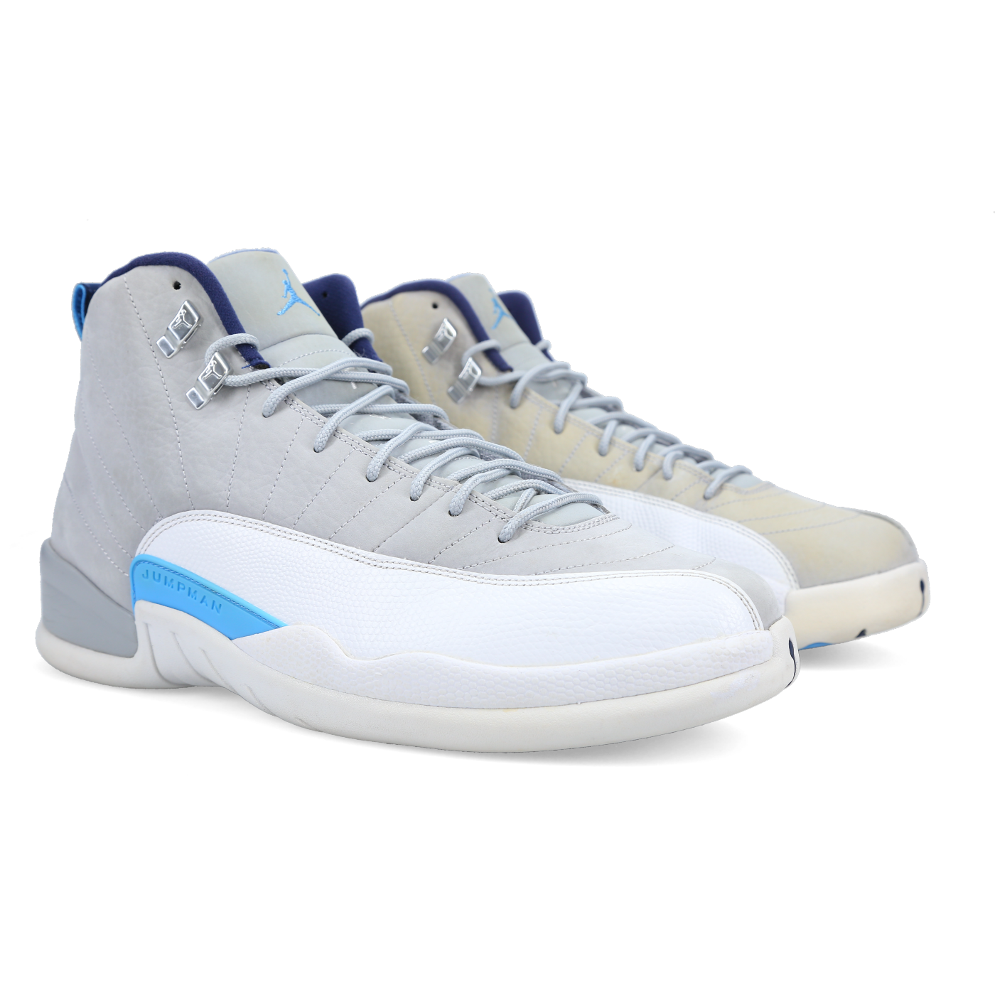 Jordan 12 Retro 'Grey University Blue' - Front View