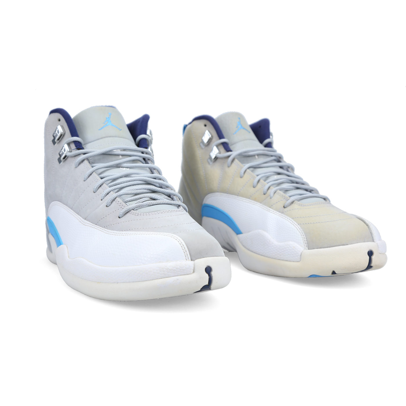 Jordan 12 Retro 'Grey University Blue' - Side View