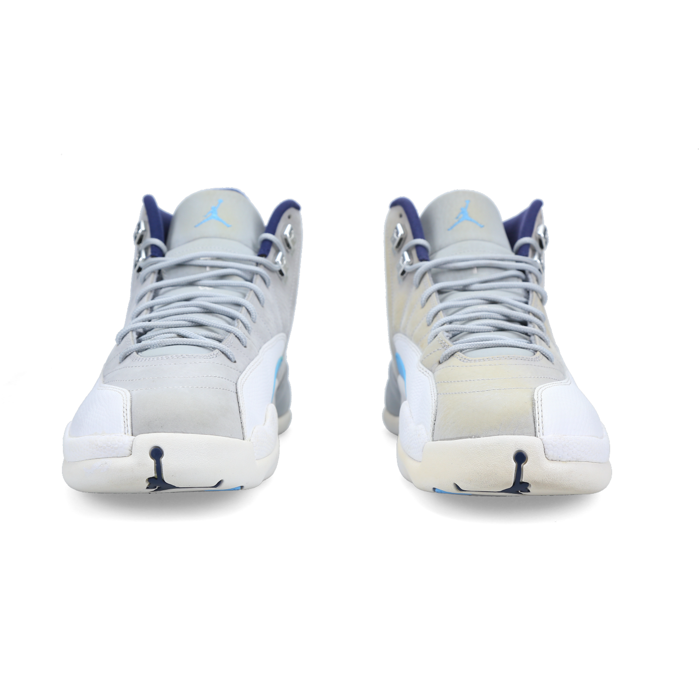 Jordan 12 Retro 'Grey University Blue' - Back View