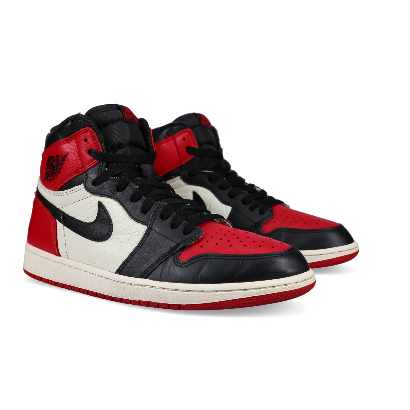 Jordan 1 Retro High OG 'Bred Toe' - Front View