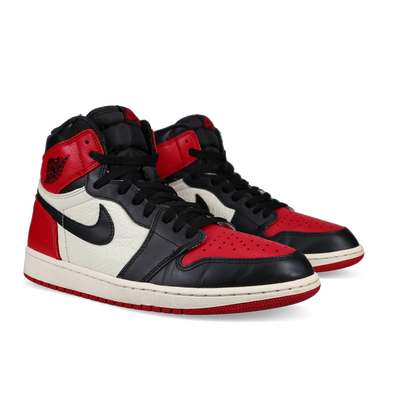 Jordan 1 Retro High OG 'Bred Toe' - Front View